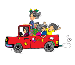 Vivian Fashion in Farm sticker #11026205