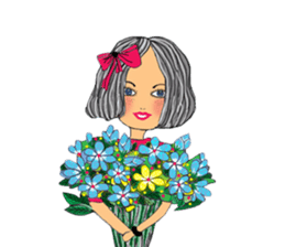 Vivian Fashion in Farm sticker #11026211