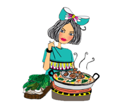 Vivian Fashion in Farm sticker #11026213