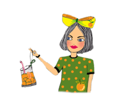 Vivian Fashion in Farm sticker #11026215