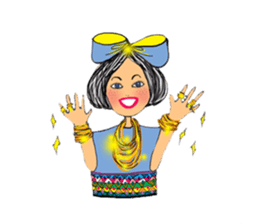 Vivian Fashion in Farm sticker #11026217