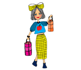 Vivian Fashion in Farm sticker #11026222