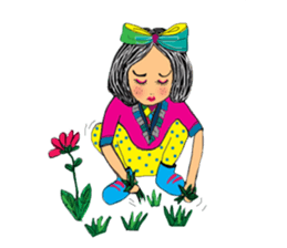 Vivian Fashion in Farm sticker #11026223