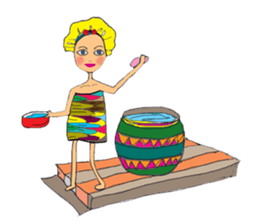 Vivian Fashion in Farm sticker #11026225