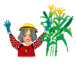 Vivian Fashion in Farm sticker #11026229