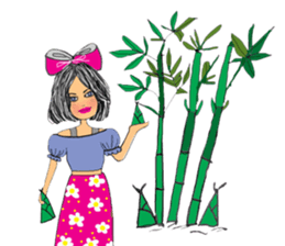 Vivian Fashion in Farm sticker #11026231