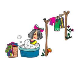 Vivian Fashion in Farm sticker #11026237