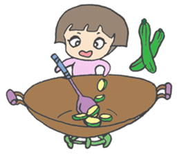 Little Dragon Gril-part2 sticker #11026654