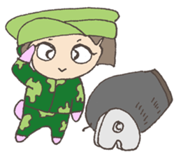 Little Dragon Gril-part2 sticker #11026660