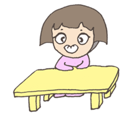 Little Dragon Gril-part2 sticker #11026662