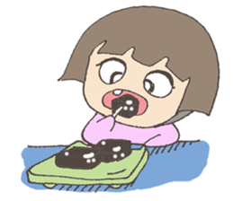 Little Dragon Gril-part2 sticker #11026666