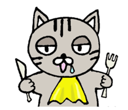 Plain-looking cat Coco sticker #11027580