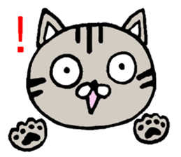 Plain-looking cat Coco sticker #11027583