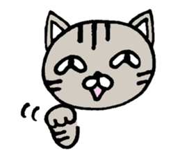 Plain-looking cat Coco sticker #11027592