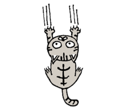 Plain-looking cat Coco sticker #11027597