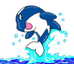 Killer whale sticker #11027600