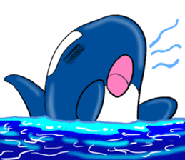 Killer whale sticker #11027602