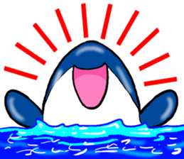 Killer whale sticker #11027604