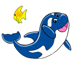 Killer whale sticker #11027634