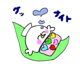 Hat of birds of Heart 1 sticker #11027900