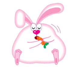 One Belly-Rabbit sticker #11028324