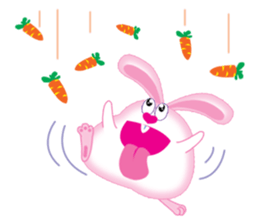 One Belly-Rabbit sticker #11028330