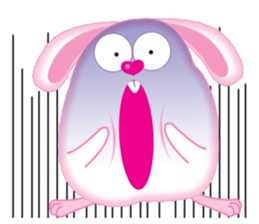 One Belly-Rabbit sticker #11028332