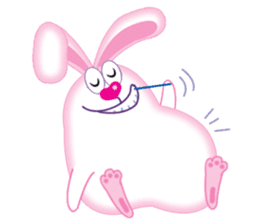 One Belly-Rabbit sticker #11028335