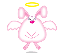 One Belly-Rabbit sticker #11028338