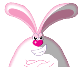 One Belly-Rabbit sticker #11028342
