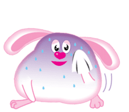 One Belly-Rabbit sticker #11028344