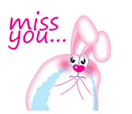 One Belly-Rabbit sticker #11028348