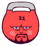 kettlebell boys1 sticker #11028753