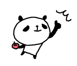 Many Many polite panda stickers! sticker #11029183