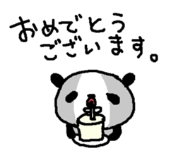 Many Many polite panda stickers! sticker #11029190