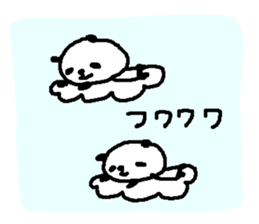 Many Many polite panda stickers! sticker #11029192