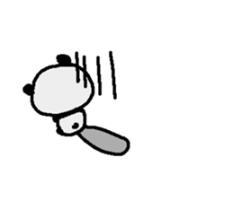 Many Many polite panda stickers! sticker #11029197