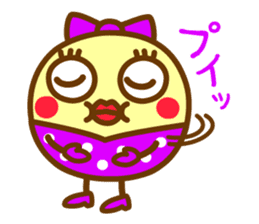 I love myself ! Marue-chan sticker #11029547