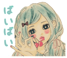 Stylish girls.. sticker #11030135