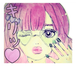 Stylish girls.. sticker #11030139