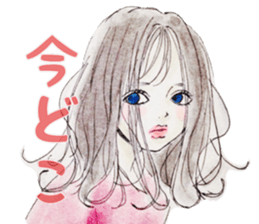 Stylish girls.. sticker #11030142