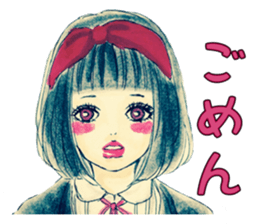 Stylish girls.. sticker #11030152