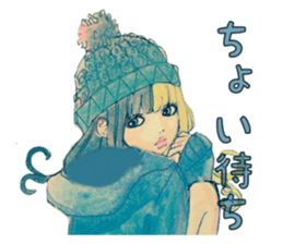 Stylish girls.. sticker #11030156