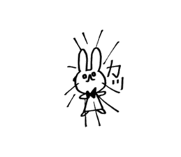 rabbitandribbon sticker #11030302