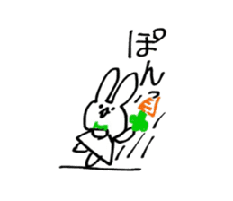 rabbitandribbon sticker #11030304