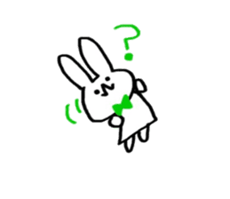 rabbitandribbon sticker #11030305