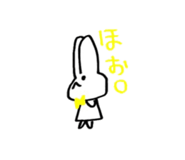 rabbitandribbon sticker #11030310