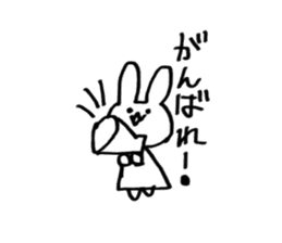 rabbitandribbon sticker #11030313