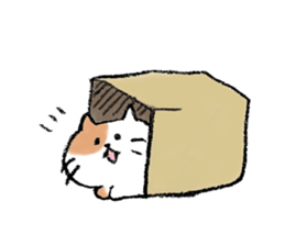 cat tegaki sticker #11030329