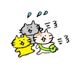 cat tegaki sticker #11030347